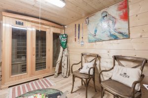 sauna chalet Saint Gervais